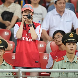 Arsenal Fans in Beijing: A Sea of Red Unites at the Arsenal vs Manchester City Pre-Season Clash, 2012
