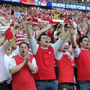 Arsenal Fans Celebrate FA Cup Victory: Arsenal 3-2 Hull City at Wembley, May 17, 2014
