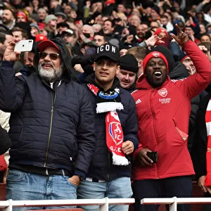 Arsenal Fans Celebrate Second Goal vs. Newcastle United (2021-22)