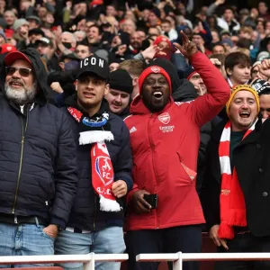 Arsenal Fans Celebrate Second Goal vs. Newcastle United (2021-22)
