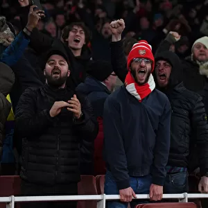 Arsenal Fans Celebrate Second Goal vs. Wolverhampton Wanderers (2021-22)