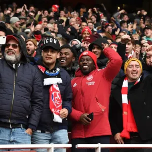 Arsenal Fans Celebrate Second Goal vs Newcastle United (2021-22)