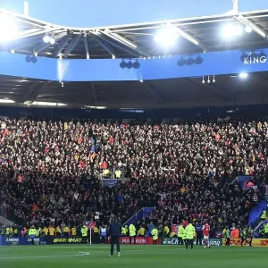 Arsenal Fans Celebrate Victory Over Leicester City in Premier League Clash Arsenal Fans Celebrate Victory Over Leicester City in Premier League Clash
