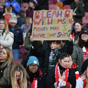Arsenal Fans Cheer at Emirates Stadium: Arsenal Women vs. Chelsea Women, Barclays WSL, London 2023