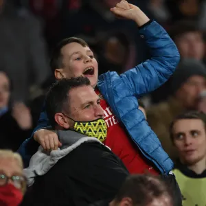 Arsenal Fans at Emirates Stadium: Carabao Cup Quarterfinal vs Sunderland