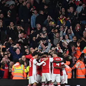 Arsenal Fans Erupt: Aubameyang Scores the Second Goal vs Aston Villa, Premier League 2021-22