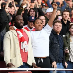 Arsenal Fans Euphoric Goal Celebration Print Arsenal Fans Euphoric Goal Celebration Print
