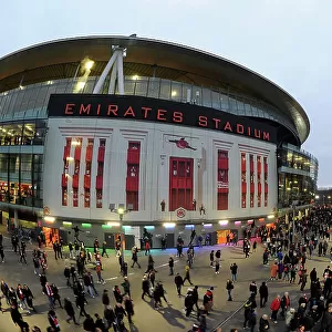 Arsenal Fans Exit Emirates Stadium After Match Against Brentford, Premier League 2022-2023