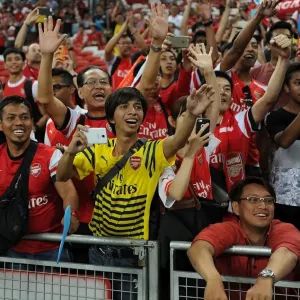 Arsenal Fans in Full Force: Singapore's Barclays Asia Trophy