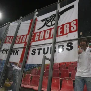 Arsenal fans, Frank Stubbs Arsenal fans, Frank Stubbs