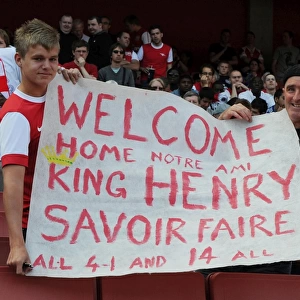 Arsenal Fans Gather Before Arsenal v Boca Juniors at Emirates Stadium, London (2011-12)
