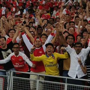 Arsenal Fans Gather Before Arsenal vs. Everton - 2015 Barclays Asia Trophy, Singapore Arsenal Fans Gather Before Arsenal vs. Everton - 2015 Barclays Asia Trophy, Singapore