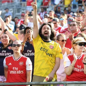 Arsenal Fans Gather Before Arsenal vs. ACF Fiorentina at 2019 International Champions Cup in Charlotte
