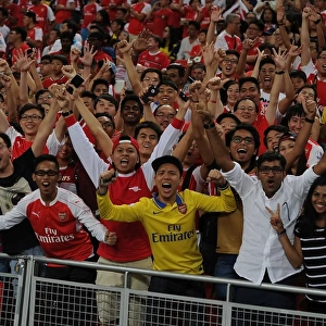 Arsenal Fans Gather Before Arsenal vs. Everton - 2015 Barclays Asia Trophy, Singapore