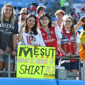 Arsenal Fans Gather in Charlotte for Arsenal vs. Fiorentina at 2019 International Champions Cup