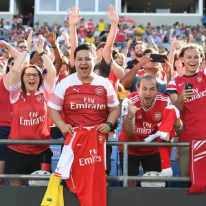 Arsenal Fans Print at Bank of America Stadium Arsenal Fans Print at Bank of America Stadium