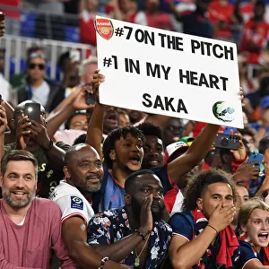 Arsenal Fans Gather After Pre-Season Match Against Everton in Baltimore