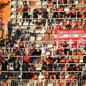 Arsenal Fans Gather at Valencia's Estadio Mestalla for Europa League Semi-Final Arsenal Fans Gather at Valencia's Estadio Mestalla for Europa League Semi-Final