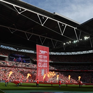 Arsenal Fans Gather at Wembley Stadium for FA Cup Final Showdown Against Chelsea