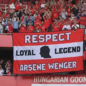 Arsenal Fans Honor Arsene Wenger with Banner at Emirates Stadium (2018)