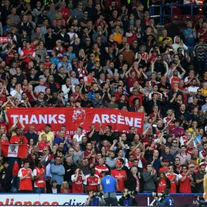 Arsenal Fans Honor Arsene Wenger with Banners at Huddersfield Match Arsenal Fans Honor Arsene Wenger with Banners at Huddersfield Match