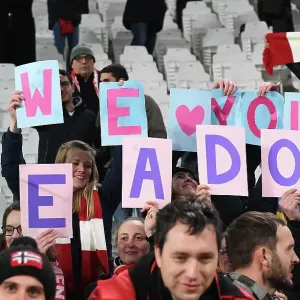 Arsenal Fans at Juventus: Group C - UEFA Women's Champions League, Turin 2022 Arsenal Fans at Juventus: Group C - UEFA Women's Champions League, Turin 2022