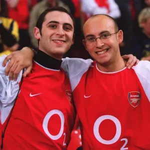 Arsenal fans before the match. Arsenal 1: 0 Southampton. The F