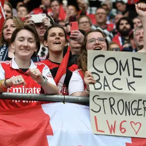 Arsenal Fans Passionate Support at VfL Wolfsburg: 2022-23 UEFA Women's Champions League Semifinal