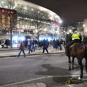Arsenal Fans Rally at Emirates Stadium Ahead of Carabao Cup Semi-Final vs. Liverpool