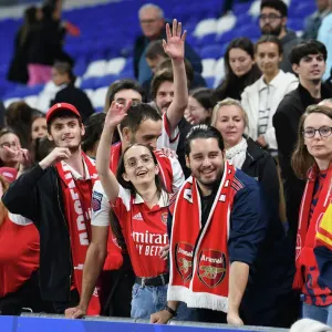 Arsenal Fans React After UEFA Women's Champions League Match vs. Olympique Lyonnais Arsenal Fans React After UEFA Women's Champions League Match vs. Olympique Lyonnais