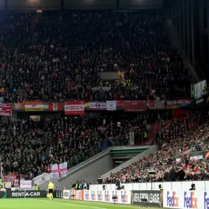 Arsenal Fans Roar in RheinEnergieStadion: FC Koln vs Arsenal (UEFA Europa League 2017-18) Arsenal Fans Roar in RheinEnergieStadion: FC Koln vs Arsenal (UEFA Europa League 2017-18)