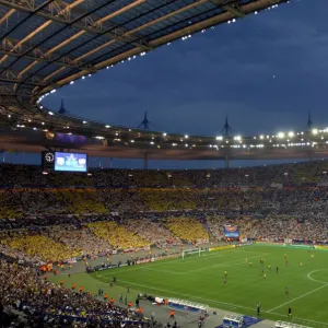 Arsenal fans in the Stade de France