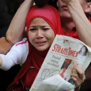 Arsenal fans. Suajuna Hotel, Kuala Lumpur, Malaysia, 13 / 7 / 2011. Credit Arsenal fans. Suajuna Hotel, Kuala Lumpur, Malaysia, 13 / 7 / 2011. Credit