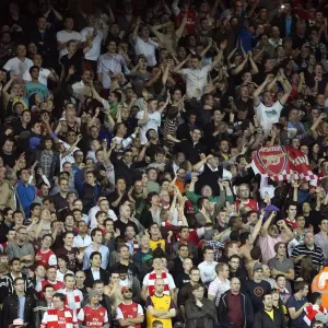 Arsenal fans. Tottenham Hotspur 1: 4 Arsenal (aet). Carling Cup 3rd Round Arsenal fans. Tottenham Hotspur 1: 4 Arsenal (aet). Carling Cup 3rd Round
