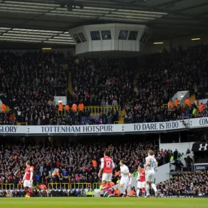 Arsenal fans. Tottenham Hotspur 2: 1 Arsenal. Barclays Premier League. White Hart Lane, 3 / 3 / 13