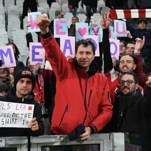 Arsenal Fans in Turin: United in Support at Juventus vs. Arsenal, UEFA Women's Champions League Group C Arsenal Fans in Turin: United in Support at Juventus vs. Arsenal, UEFA Women's Champions League Group C