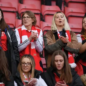Arsenal Fans Unite at FA Women's Super League: Tottenham Hotspur vs Arsenal, London 2023