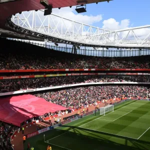 Arsenal Fans Unveil New Banner at Emirates Stadium Ahead of Arsenal vs. Brighton Match