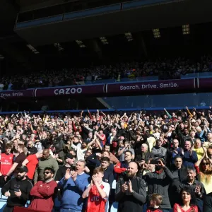 Arsenal Fans Unwavering Passion: A Premier League Showdown at Aston Villa, 2022 Arsenal Fans Unwavering Passion: A Premier League Showdown at Aston Villa, 2022