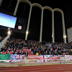 Arsenal Fans Unwavering Support: Monaco v Arsenal, UEFA Champions League 2015