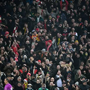 Arsenal Fans Go Wild: First Goal Celebration vs Norwich City (2021-22 Premier League)