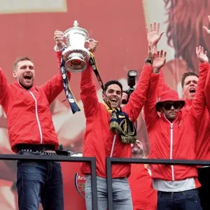 Arsenal FC: 2014-15 FA Cup Victory Parade - Celebrating the Triumph