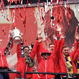 Arsenal FC: 2014-15 FA Cup Victory Parade - Celebrating the Triumph Arsenal FC: 2014-15 FA Cup Victory Parade - Celebrating the Triumph