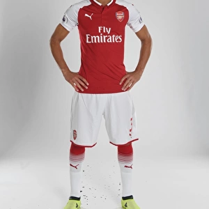 Arsenal FC 2017-18 Team: Kieran Gibbs at Team Photocall
