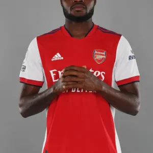 Arsenal FC 2021-22 Team Photocall Print of Thomas Partey Arsenal FC 2021-22 Team Photocall Print of Thomas Partey
