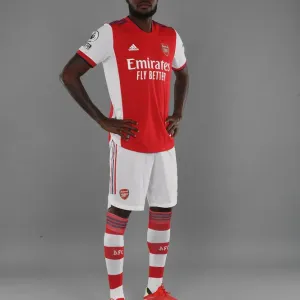 Arsenal FC: 2021-22 Team Photocall - Thomas Partey Arsenal FC: 2021-22 Team Photocall - Thomas Partey