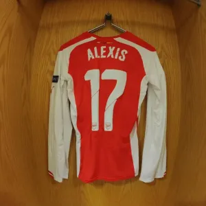 Arsenal FC: Alexis Sanchez's Hanging Kit - Arsenal v RSC Anderlecht, UEFA Champions League (2014) Arsenal FC: Alexis Sanchez's Hanging Kit - Arsenal v RSC Anderlecht, UEFA Champions League (2014)
