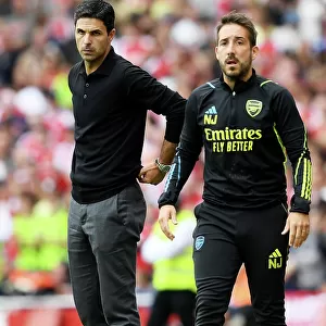 Arsenal FC: Arteta and Jover Strategize Set Pieces Against Nottingham Forest (2023-24)