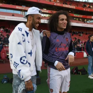 Arsenal FC: Aubameyang and Guendouzi Pre-Match Huddle vs Sheffield United (Premier League, 2019-20)