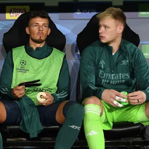 Arsenal FC: Ben White and Aaron Ramsdale Prepare for RC Lens Clash in UEFA Champions League Group Stage, 2023-24 Arsenal FC: Ben White and Aaron Ramsdale Prepare for RC Lens Clash in UEFA Champions League Group Stage, 2023-24